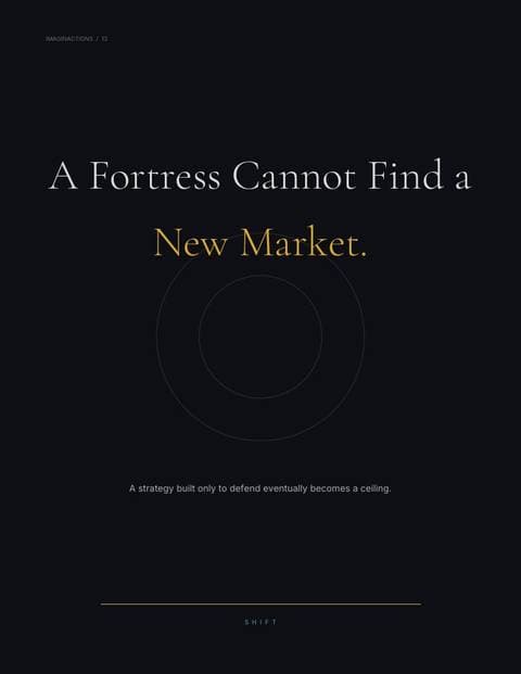 A Fortress Cannot Find a New Market.