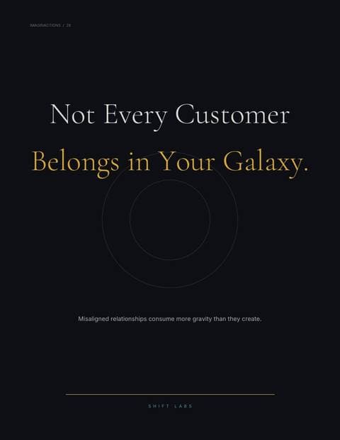 Not Every Customer Belongs in Your Galaxy.